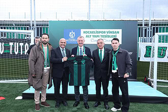 Alt yapı sponsoru Vinsan ile Kocaelispor iş birliği.