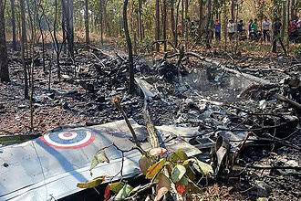 Tayland’da askeri uçak düştü, 2 ölü ve yaralılar var.