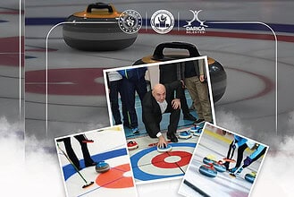 Darıca Belediyesi curling turnuvası heyecanı başladı, kurumlar arası yarışlar büyük ilgi görüyor.