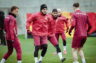 Galatasaray futbol takımı, RAMS Park'ta İstanbulspor maçına hazırlıklarını tamamladı.