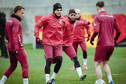 Galatasaray futbol takımı, RAMS Park'ta İstanbulspor maçına hazırlıklarını tamamladı.