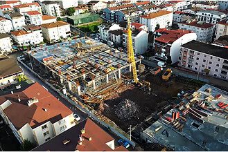 Körfez Kapalı Spor Salonu inşaatı hızla ilerliyor, Başkan Söğüt müjde verdi.