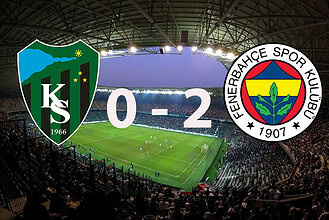 Kocaelispor 0 - Fenerbahçe 2, maç sonucu ve detaylar.