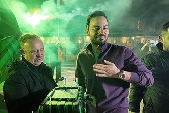 Selçuk İnan'a Kocaelispor taraftarlarından 41. doğum günü sürprizi yapıldı.
