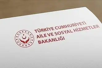 Aile ve Sosyal Hizmetler Bakanlığına ait belge, resmi evrak.