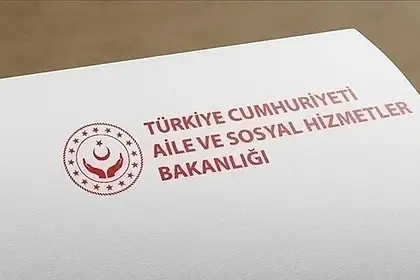 Aile ve Sosyal Hizmetler Bakanlığına ait belge, resmi evrak.