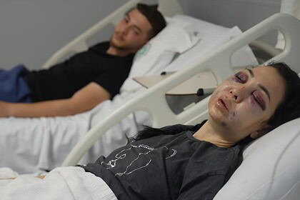 Vahşet olayında yaralanan anne ve oğlunun hastanedeki durumu.