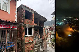 İzmit Hacıhızır Mahallesi’nde Gece Yarısı Yangın Paniği: İki Katlı Evin Çatısı Alevlere Teslim Oldu