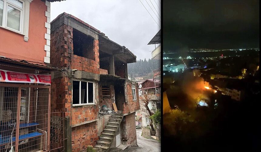 İzmit Hacıhızır Mahallesi’nde Gece Yarısı Yangın Paniği: İki Katlı Evin Çatısı Alevlere Teslim Oldu