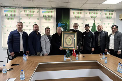 KASKF’den Kocaelispor’a Anlamlı Ziyaret: Başkan Murat Aydın Brunga Tesisleri’ndeydi