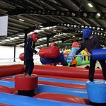 Çocuklar bayram etkinlikleriyle Kartepe'de eğlenceli vakit geçiriyor.