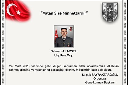 Ağrı'da şehit olan askerimizin resmi ve vatan için yaptığı fedakarlık.