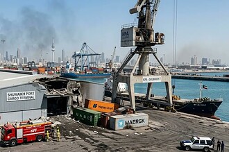 İran'dan Kuveyt'teki Mubarek el-Kebir Limanı'na insansız hava aracı saldırısı gerçekleşti.