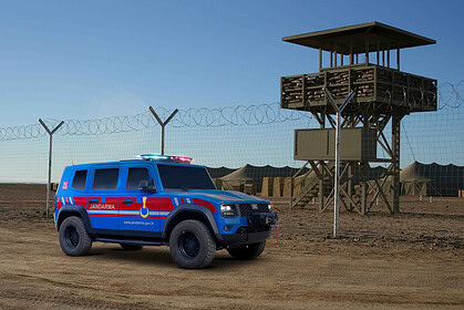 TULGA 4x4 zırhlı jandarma aracı, güvenlik görevlileri için yeni nesil savunma ve taktik güç sağlar.