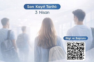 Kocaeli Akademi üniversite bahar dönemi kayıtları başladı, detaylar ve başvuru için QR kodu tarayın.