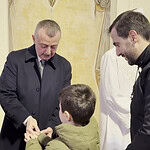 Başkan Büyükakın, Orhan Camii'nde bayram namazını kıldı.