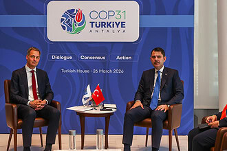 Murat Kurum, BM iklim zirvesinde Türkiye'yi temsil ediyor.
