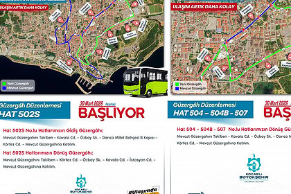 Yeni ulaşım güzergahı ve hat detayları, Darıca'da kamu binalarına doğrudan ulaşım imkanı sağlıyor.