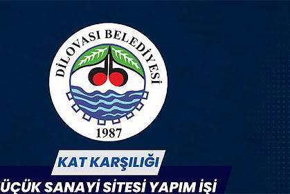Dilovası Küçük Sanayi Sitesi için belirlenen ihale tarihi duyurusu.