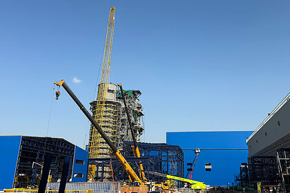 Enerjide Türk imzalı büyük proje inşaat alanında.