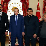 Güreş Federasyonu Başkanı Taha Akgül Cumhurbaşkanı Erdoğan İle Görüştü