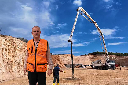 Çayırova’da Devlet Hastanesi temeli atılıyor, inşaat çalışmaları devam ediyor.