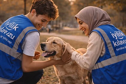 İyilik Hikâyesi kapsamında Kocaeli'de gönüllüler ve vatandaşlar birlikte iyilik yapıyor.