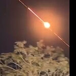 Bağdat'ta kamikaze insansız hava aracı düşürülme anı.