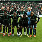 Kocaelispor'un Alanyaspor maçındaki ilk 11 oyuncuları sahada.