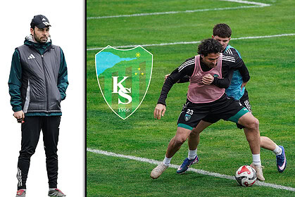 Kocaelispor futbolcuları Başakşehir maçına hazırlık yapıyor. Takım, yoğun antrenmanlarla galibiyet i.