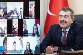 Çocuklar ve yetkililer online toplantıda buluştu, talepler dinlendi.