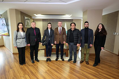 Manav Kültürü Dernekleri ve Mimarlar Odası Başkanı Büyükakın’a ziyaret gerçekleştirildi.