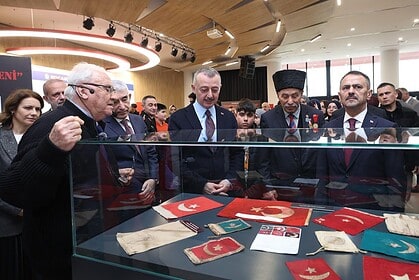 Çanakkale Savaşı sergisi İzmit Millet Bahçesi'nde açıldı, 11 Nisan’a kadar ziyaretçilere açık.