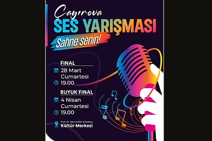 Çayırova ses yarışması final ve büyük final tarihi ve saati.