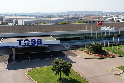 TOSB fabrikası önünde yaz stajı başvuruları ve imkanları hakkında bilgi.