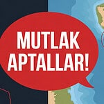 ABD bayrağı ve dünya haritası ile Trump'ın mesajı.