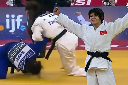 Tuğçe Beder Tiflis Judo Grand Slam’de şampiyon oldu.