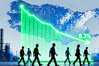 İşsizlik oranı 2025'te %8.3'e geriledi, işsiz sayısı 2.966 milyona düştü.