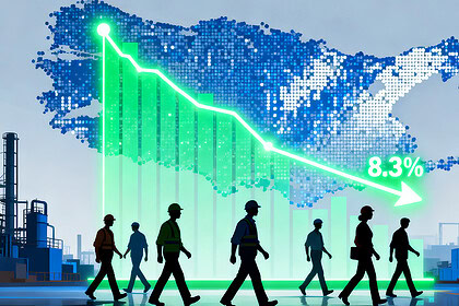 İşsizlik oranı 2025'te %8.3'e geriledi, işsiz sayısı 2.966 milyona düştü.