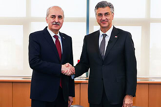 Zagreb'de önemli masalar ve görüşmeler gerçekleşiyor, TBMM Başkanı Kurtulmuş Orta Doğu ve Balkanlar.