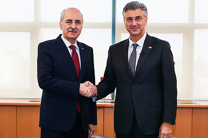 Zagreb'de önemli masalar ve görüşmeler gerçekleşiyor, TBMM Başkanı Kurtulmuş Orta Doğu ve Balkanlar.