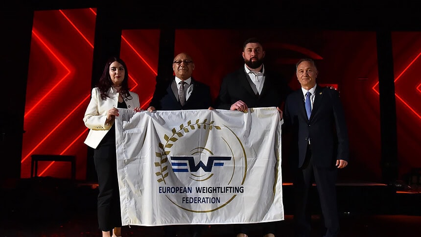 2027 Avrupa Halter Şampiyonası Müjdesi: EWF Bayrağı Türkiye'de