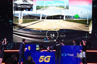 Togg T10F, uzaktan sürüşte test edildi: Turkcell'in 5G Lansmanında Neler Yaşandı?