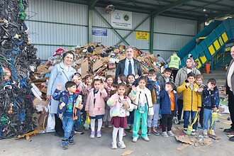 Darıca’da Miniklere Geri Dönüşüm Eğitimi: Kazım Karabekir Anaokulu Atık Tesisini Gezdi