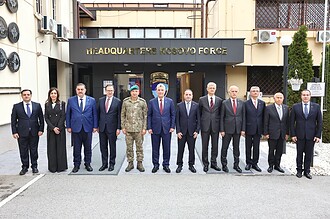 Bakan Bolat’tan Kosova’da KFOR Karargahı’na Ziyaret