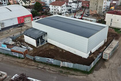 Başiskele'de Genc-i Âlâ Kapalı Spor Salonu Yükseliyor