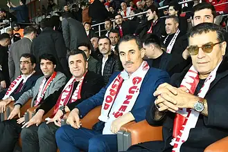 Batman Petrolspor ile Muğla maçında Üst Düzey Protokol de Şeref Tribününde Yer Aldı
