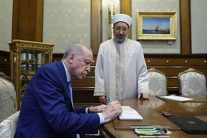 Cumhurbaşkanı Erdoğan, Türkiye Diyanet Vakfı'na Kurban Bağışı'nda Bulundu