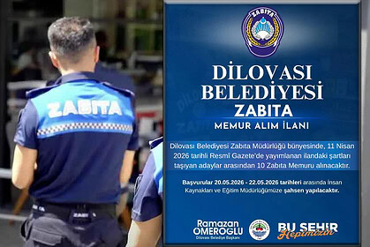 Dilovası Belediyesi 10 Zabıta Memuru Alacak: Başvuru Şartları ve Tarihleri Belli Oldu!