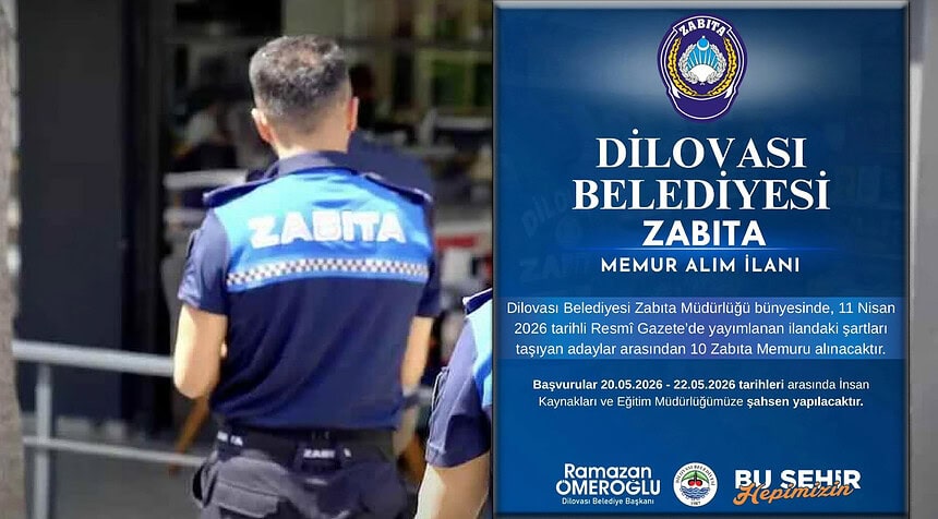 Dilovası Belediyesi 10 Zabıta Memuru Alacak: Başvuru Şartları ve Tarihleri Belli Oldu!